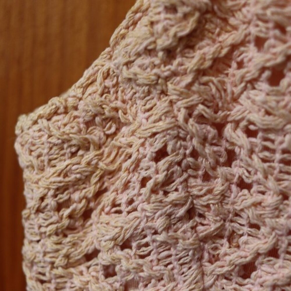 Dalton Vintage Pink Lace Sleeveless A-Line Career Dress Knee-Length Size 12 - Picture 5 of 11